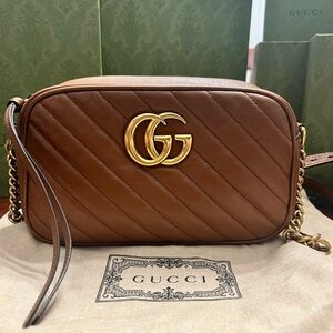 Gucci GG Marmont Small Shoulder Bag Purse
